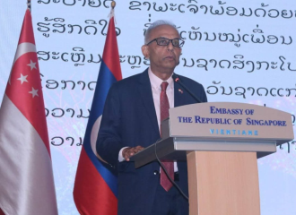 Singapore’s 60th National Day Celebration Held in Vientiane